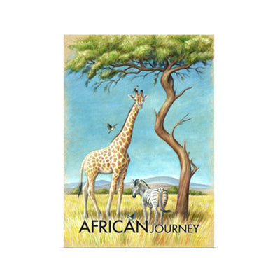 Wooden Post Card - African Journey