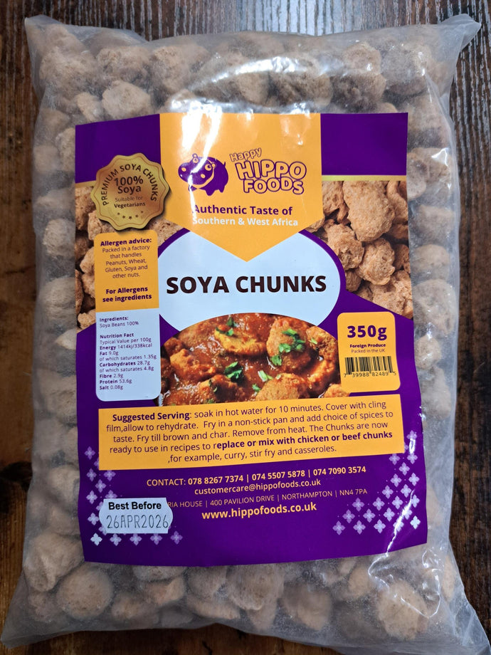 Happy Hippo Soya Chunks 350g