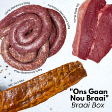 Load image into Gallery viewer, &quot;Ons Gaan nou Braai&quot;  Meat Box