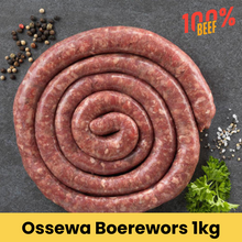 Load image into Gallery viewer, Ossewa 100% Beef Boerewors  1kg