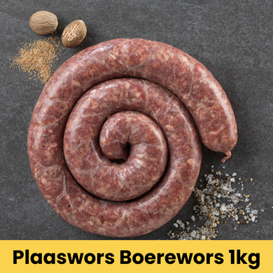 Plaaswors Boerewors 1kg