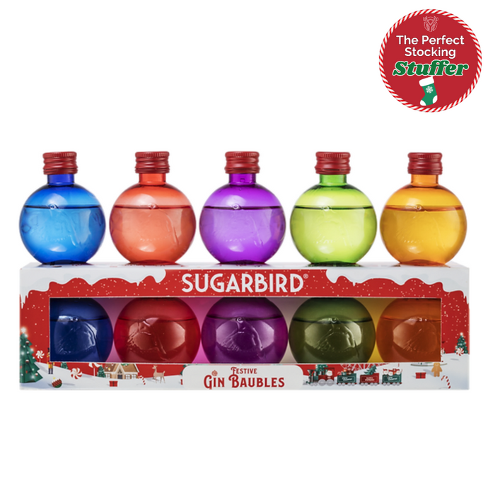 Sugarbird Festive Gin Baubles (5x40ml)