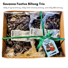 Load image into Gallery viewer, Savanna Festive Biltong Trio