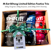 Load image into Gallery viewer, M-Eat Biltong Limited Edition Festive Trio