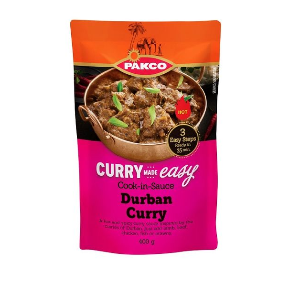 Pakco Curry Made Easy Mild Durban Curry 400g