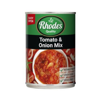 Rhodes Canned Tomato & Onion 410g