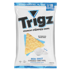 Trigz Popped Corn Chips Sea Salt 85g