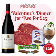 Load image into Gallery viewer, Valentine’s Dinner for Two for £25