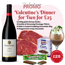 Load image into Gallery viewer, Valentine’s Dinner for Two for £25