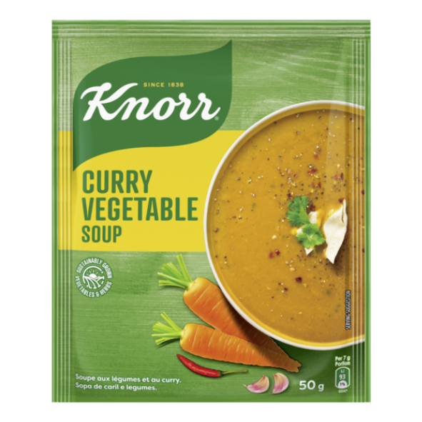 Knorr Soup Powder Curry Vegetable 50g