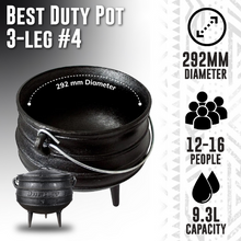 Load image into Gallery viewer, Best Duty Potjie Pot Size 4