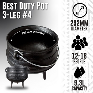 Best Duty Potjie Pot Size 4