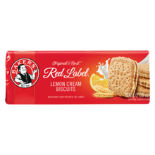 Load image into Gallery viewer, Bakers Red Label  Lemon Creams 200g