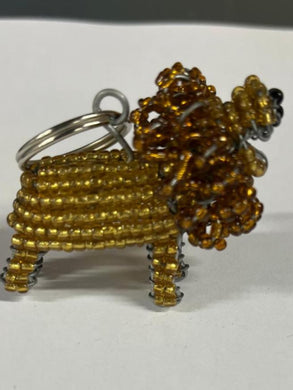 Beaded Keyring - Lion