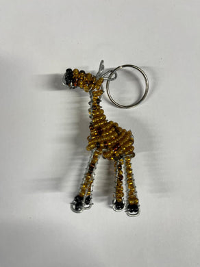 Beaded Keyring - Giraffe