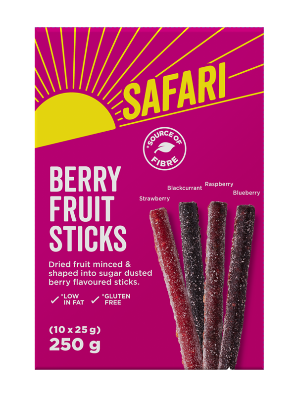 Safari Funky Fruit Sticks Berry Flavoure