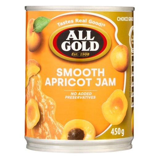 All Gold Smooth Apricot Jam 450g