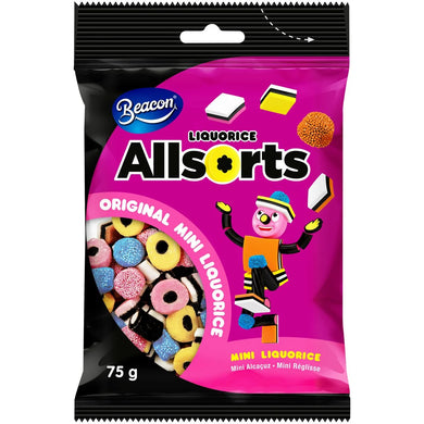 Beacon Liquorice Allsorts Mini 75g