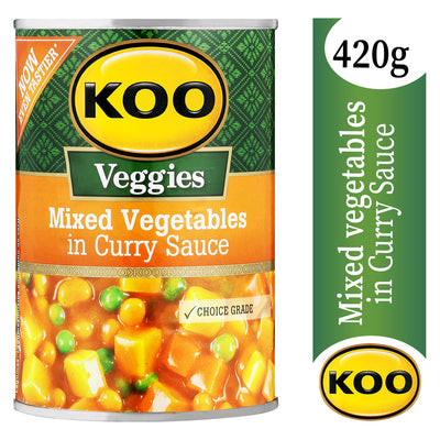 Koo Mixed Vegetable in Curry Sauce 420g